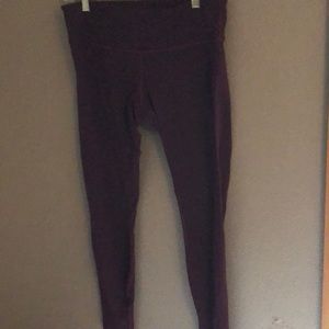 Purple lululemon yoga pants